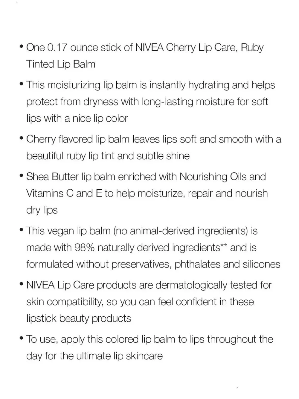 Nivea this listing